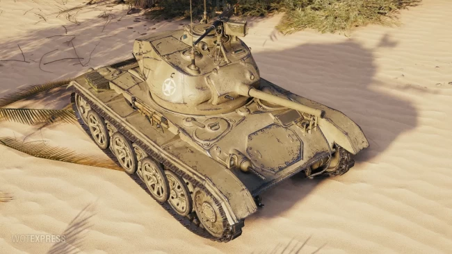 M24 Chaffee No. 594 из обновления 1.23 в World of Tanks