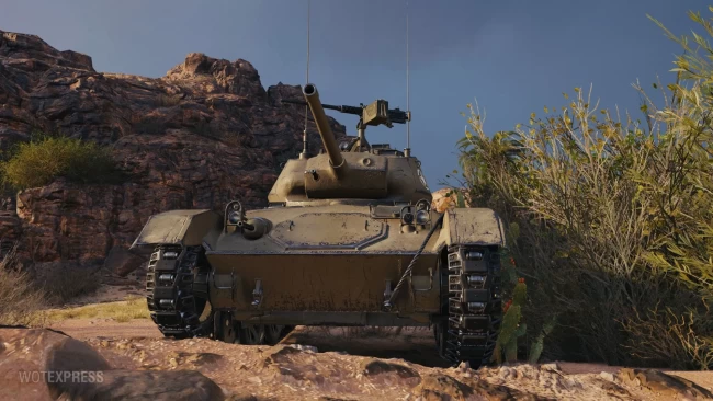 M24 Chaffee No. 594 из обновления 1.23 в World of Tanks