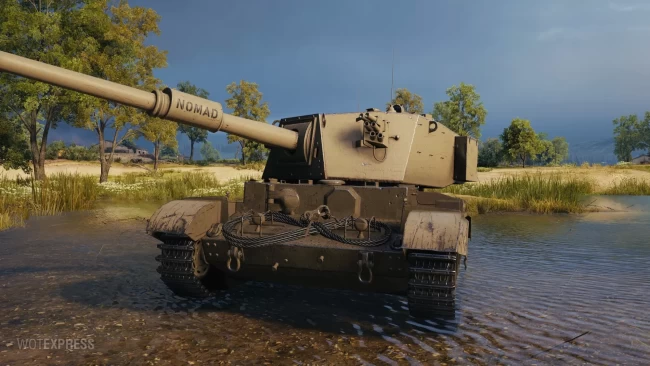 Танк Charioteer Nomad из обновления 1.23.1 World of Tanks
