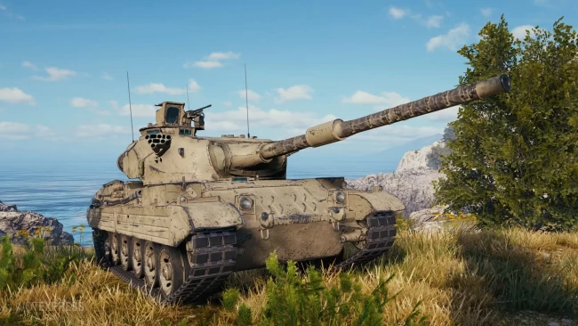 Vickers MBT Mk. 3 из обновления 1.24 в World of Tanks