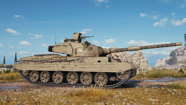 Vickers MBT Mk. 3 из обновления 1.24 в World of Tanks
