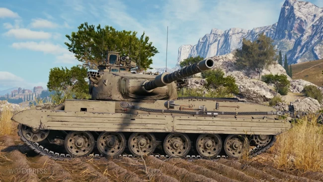 Vickers MBT Mk. 3 из обновления 1.24 в World of Tanks