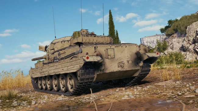 Vickers MBT Mk. 3 из обновления 1.24 в World of Tanks