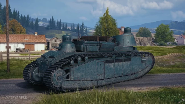FCM 2C из обновления 1.24 в World of Tanks