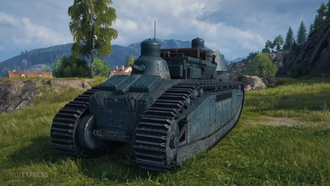 FCM 2C из обновления 1.24 в World of Tanks