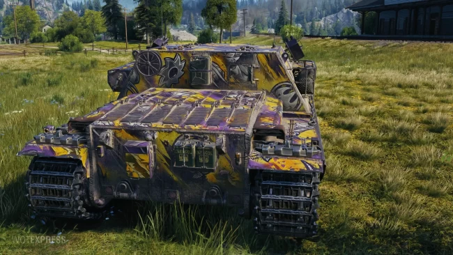 2D-стиль «Ороку Саки» в World of Tanks
