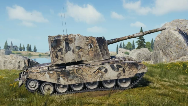 Настраиваемый 2D-cтиль «Небесный скакун» в World of Tanks