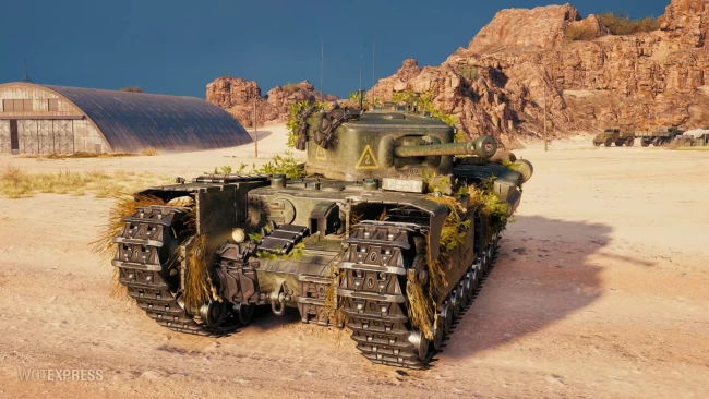 Новый премиум танк Churchill Crocodile в World of Tanks