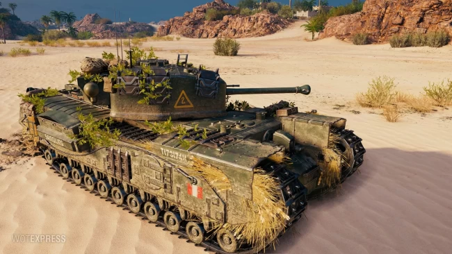 Новый премиум танк Churchill Crocodile в World of Tanks
